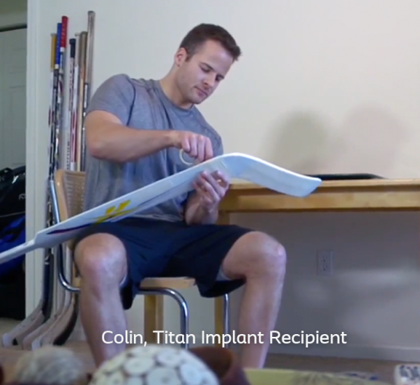 Colin, Titan Implant Recipient